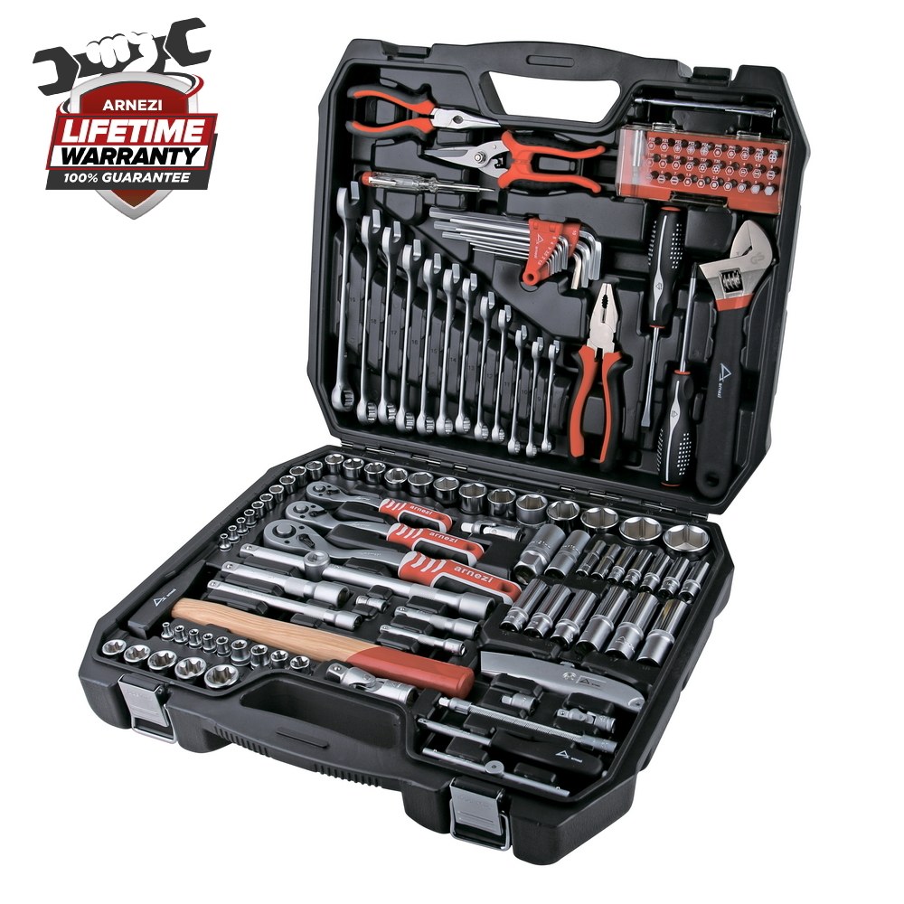 Набор инструментов 131 пр. 1/4DR, 1/2DR, 3/8DR ARNEZI R0900131